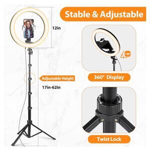 8-inch Selfie Ring Light Tripod